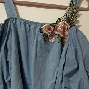 Blue M A.BYER blouse